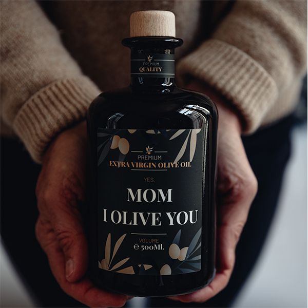 Gepersonaliseerde olijfolie mama