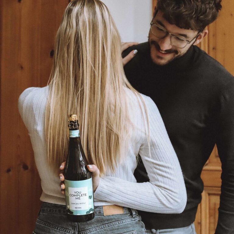 Personalised beer Valentine (1)