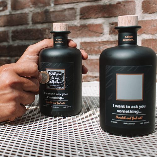 Scratch bottles met kraslaag