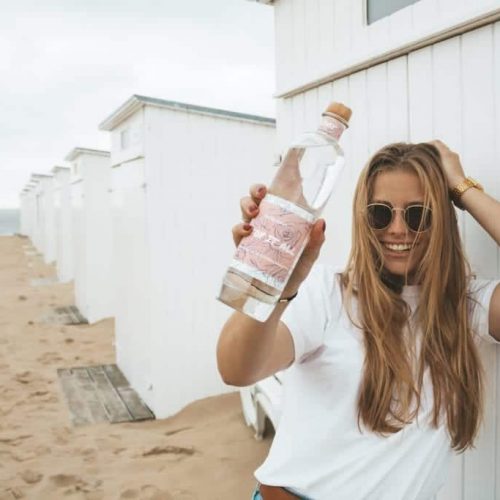 Cadeau voor haar op het strand