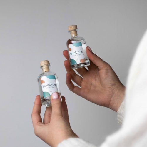 bedanking - gepersonaliseerde flesjes gin (1) kopie