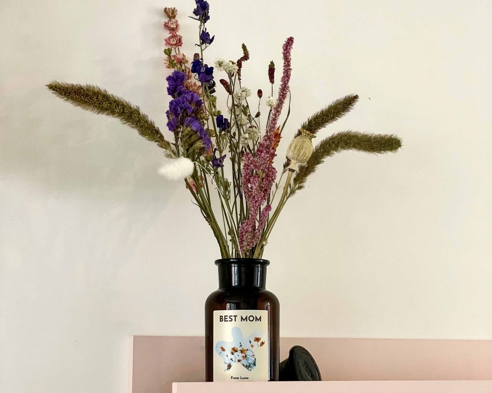 gepersonaliseerde vaas moederdag